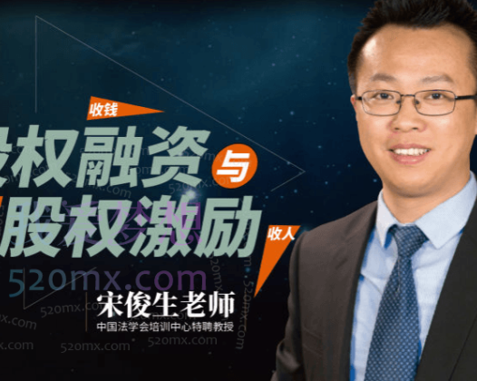 宋俊生：《股权融资与股权激励》