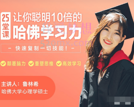 鲁林希25堂课让你聪明十倍的哈佛学习力
