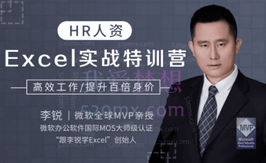 HR人资Excel实战特训营 快速提升百倍身价