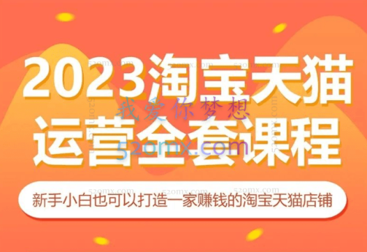 三刀2023淘宝天猫运营班,新手小白也可以打造一家赚钱的淘宝天猫店铺