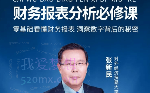 张新民：老板和高管必修的财务报表分析课