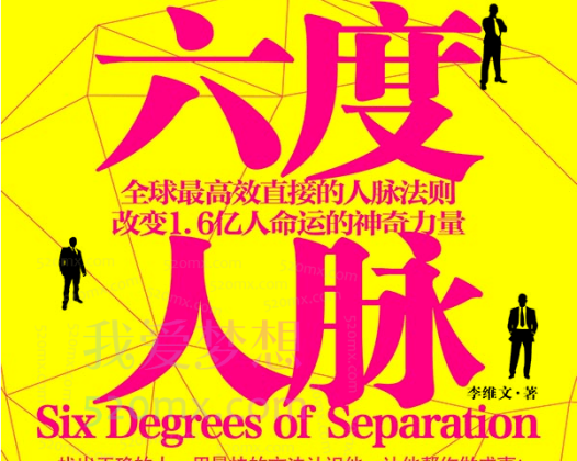 超级人脉术你学得会互联网六度人脉神玩法