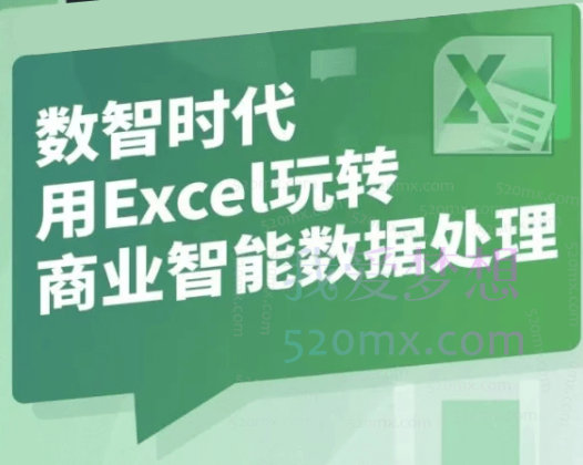 数据分析师,用EXCEL玩转商业技能价值721元