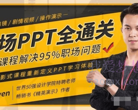 职场PPT全通关，一套课程解决95%职场问题