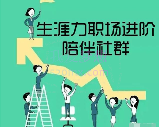 生涯力职场进阶陪伴社群，涵盖面试跳槽简历谈薪向上管理5大职场通用技能