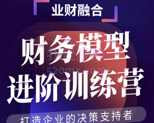 财务模型进阶训练营——打造数字时代最务实的财务管理者