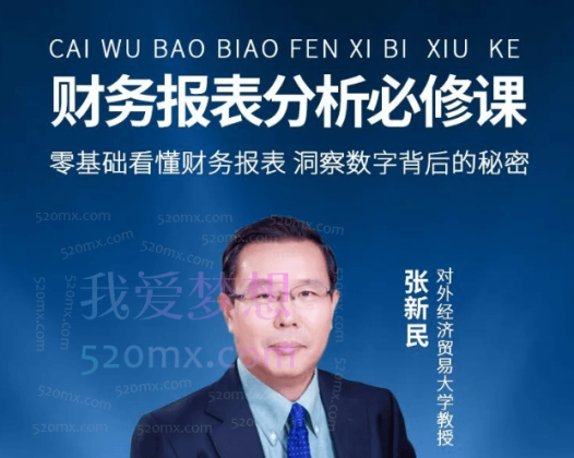 张新民：老板和高管必修的财务报表分析课