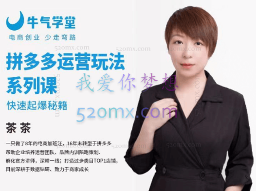 牛气学堂拼多多运营玩法系列课—-快速起爆秘籍