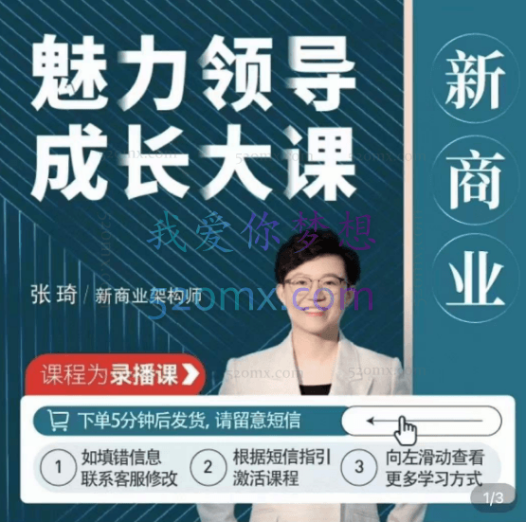 张琦新商业魅力领导成长大课