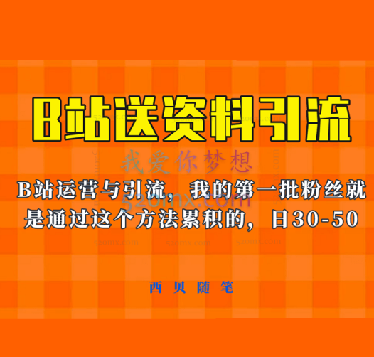 西贝随笔:B站运营与引流