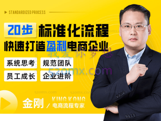 玺承云课堂:20步标准化流程,快速打造盈利电商企业