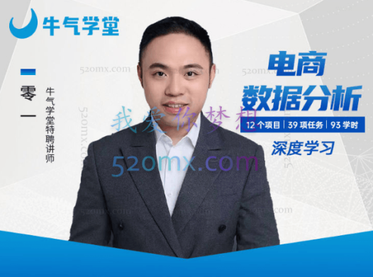 牛气学堂:和零一学电商数据分析