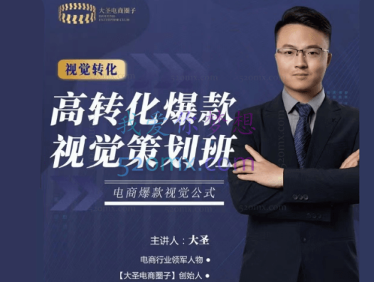 大圣高转化·爆款视觉策划班——电商爆款视觉公式