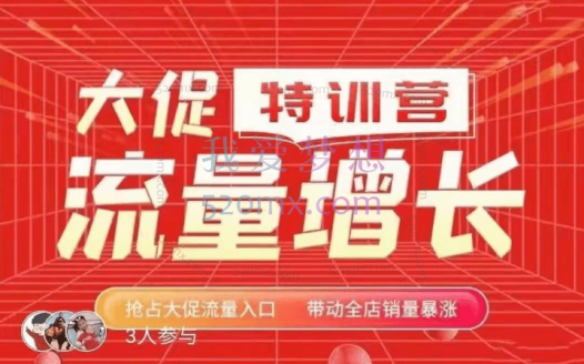 大促流量增长特训营(第一期)