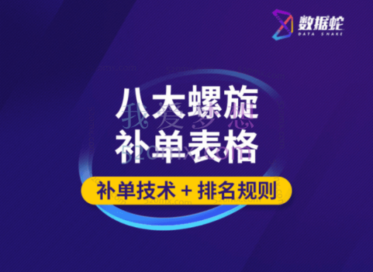数据蛇·淘宝八大螺旋玩法
