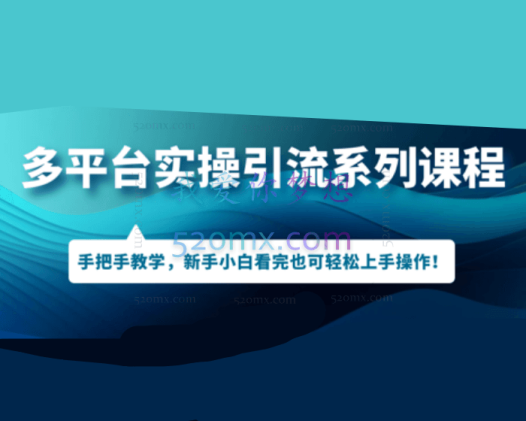 多平台引流实操系列课程