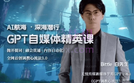 Bittle白先生航海计划-GPT自媒体精英课