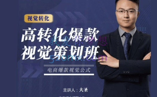 大圣高转化·爆款视觉策划班——电商爆款视觉公式