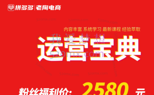 老陶电商系统化课程