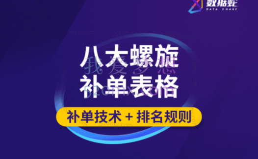 数据蛇·淘宝八大螺旋玩法
