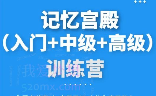 记忆宫殿记忆法入门到进阶课程