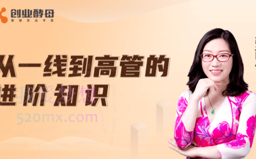 【张丽俊】从一线到高管的进阶知识
