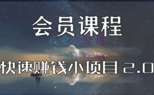 麒士团队:快速赚钱小项目2.0