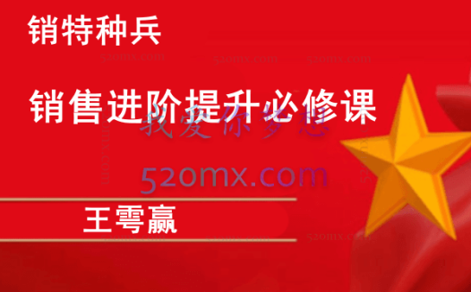 王雩赢:销特种兵–销售进阶提升必修课