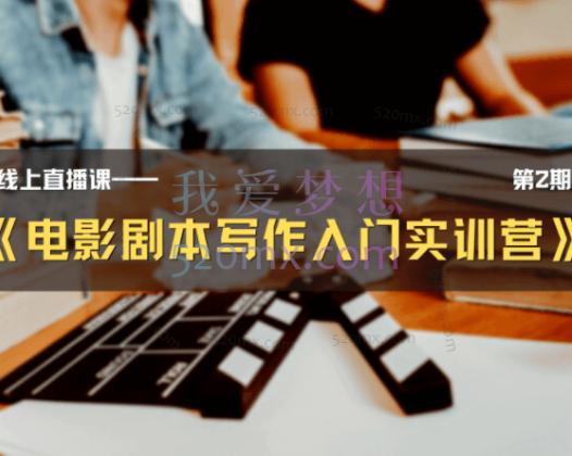 夏晓晨《电影剧本写作入门实训营》第2期