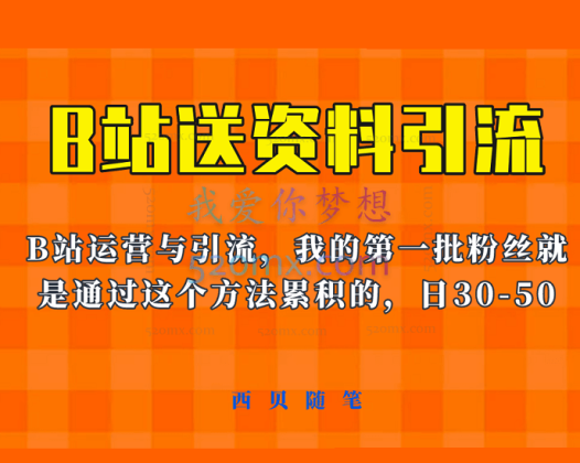 西贝随笔：B站运营与引流