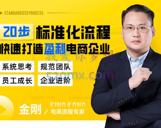 玺承云课堂：20步标准化流程，快速打造盈利电商企业