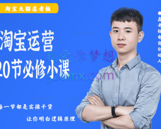 鑫老板谷金学堂淘宝运营·20节必修课