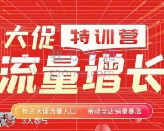 大促流量增长特训营(第一期)