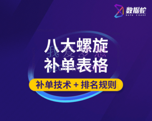 数据蛇·淘宝八大螺旋玩法
