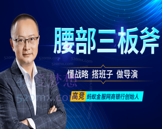 高竞腰部三板斧,腰好,头脑才能清楚。懂战略:先懂Why,再说How