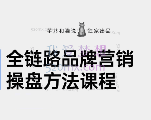 品牌营销全链路操盘方法