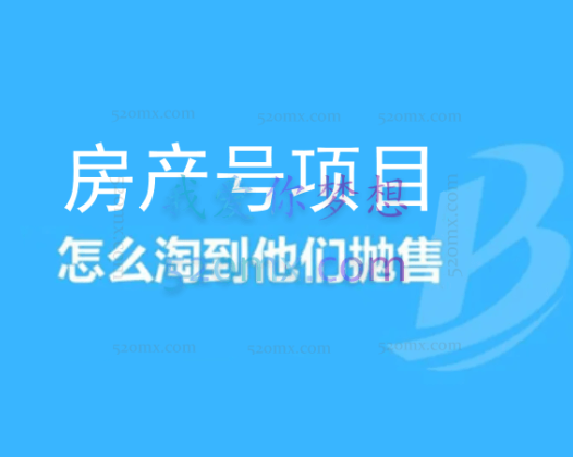 小淘:房产号项目