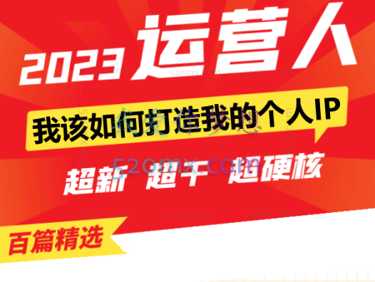 如何打造个人IP这是一堂思维逻辑课“我该如何打造我的个人IP?”