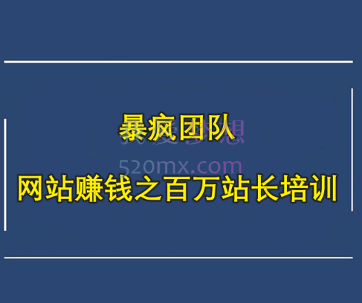 倪叶明:网站赚钱之百万站长培训