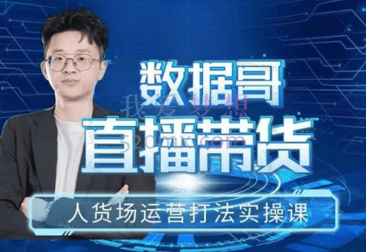数据哥直播带货人货场运营打法实操课