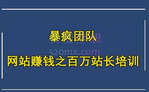 倪叶明:网站赚钱之百万站长培训