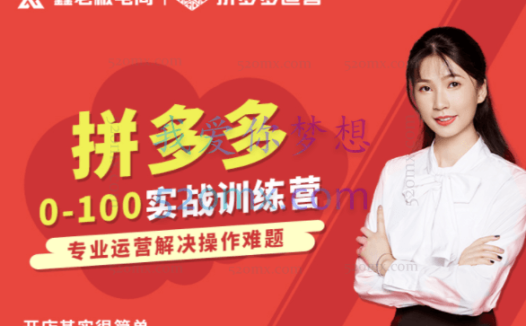 谷金学堂：拼多多0-100实战训练营单课
