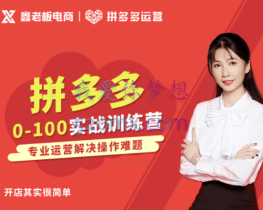 谷金学堂：拼多多0-100实战训练营单课