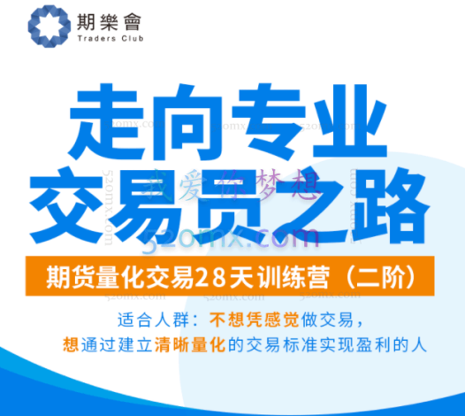 赢乐交易学堂:“走向专业交易员之路”期货量化交易28天训练营
