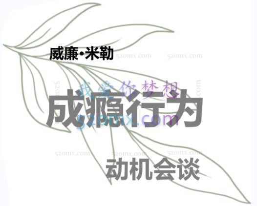 威廉·米勒:成瘾行为 动机会谈 4集视频(中文字幕)