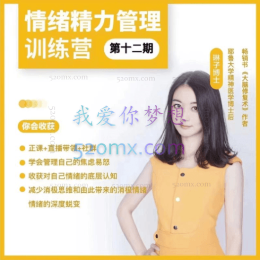 琳子博士：脑科学情绪精力管理训练营