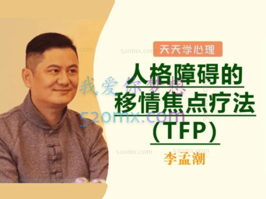 李孟潮：学人格障碍的移情焦点疗法（TFP）网课视频录像