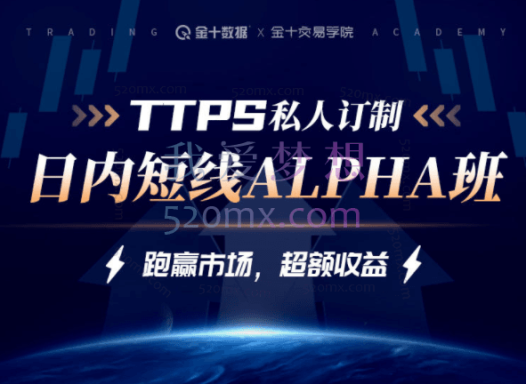 线下TTPS-alpha日内交易私教班-2022