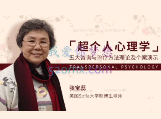 张宝蕊：超个人心理学，五大咨询与治疗方法理论及个案演示课程