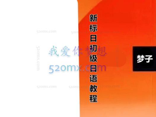 梦子老师新标日初级上下两册精讲班